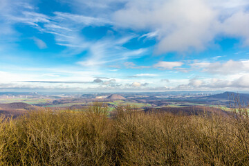 Winterwanderung durch die schöne Vorderrhön bei Mansbach - Hessen

