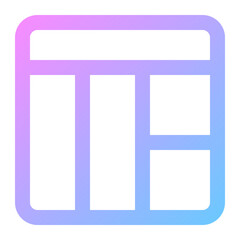 layout gradient icon