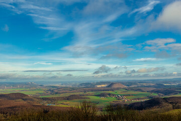 Winterwanderung durch die schöne Vorderrhön bei Mansbach - Hessen