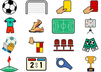 16 Football icons