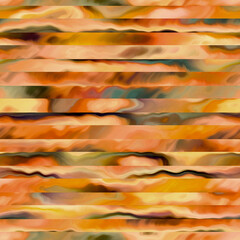 Fun summer ombre tie dye batik thin stripes pattern. Seamless space dyed bleed stripe linear effect. Washy boho beachy and active wear all over vertical line print.