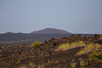 Landscape with a volcano