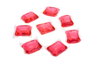 Naklejka premium washing capsules isolated