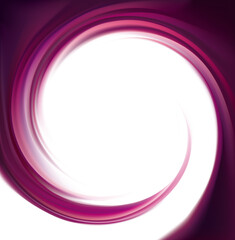 Vector swirling backdrop. Spiral liquid lilac surface