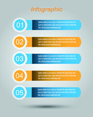 Modern Design Template, can be used for info-graphics, banners for web layout.