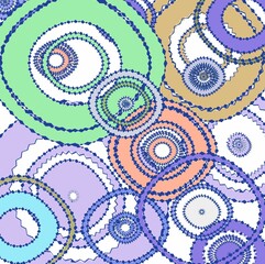 Fototapeta premium seamless pattern with circles
