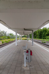Haltestelle Mücheln Bahnhof