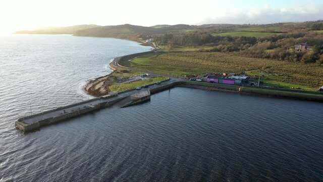 The pier in Mountcharles in County Donegal - Ireland.