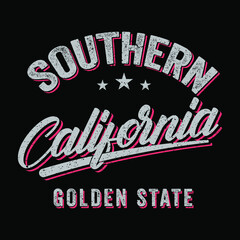 Southern California golden state, California t-shirt women, California t-shirt vintage, California retro vintage T-Shirt, Typography T-Shirt.