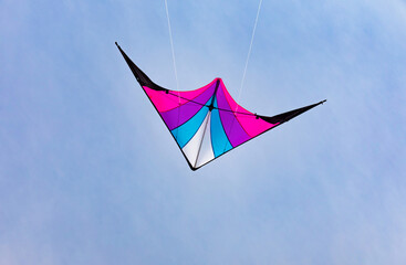 Colorful kite flying in the sky