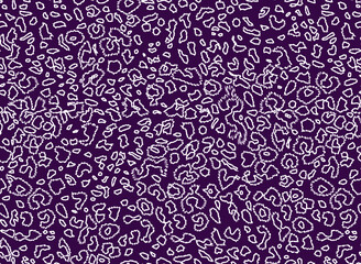 Abstract Fringed Leopard Spot Strokes Seamless Pattern Perfect Trendy Fashion Design Stylish Colors Vector Art