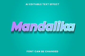 Mandalika Text Effect