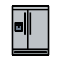 Wide Refrigerator Icon