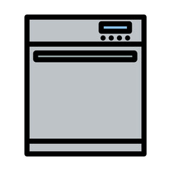 Kitchen Dishwasher Machine Icon