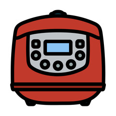Kitchen Multicooker Machine Icon
