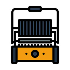 Kitchen Electric Grill Icon