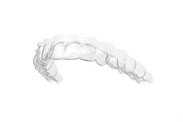 Invisible clear aligner upper teeth straightening braces