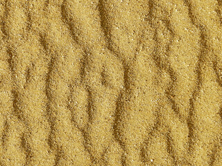 loose sand under the influence of the wind on the seashore, background