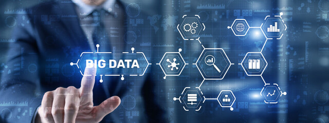 Big data and business intelligence analytics concept