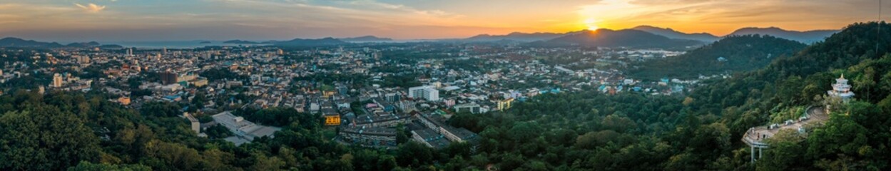 Khaorang Old Town Viewpoint in Phuket Old Town, Thailand