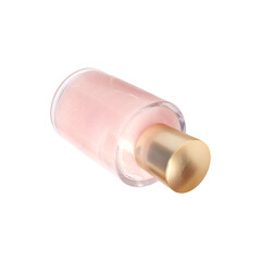 Layout cosmetic bottle isolated on a white background. Design element with clipping path