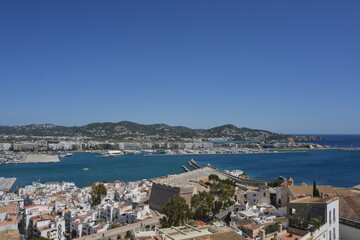 Fototapeta na wymiar Port of Ibiza, Spain
