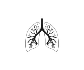Lungs SVG, Medical image SVG, Human lungs SVG, Bronchial, Human, SVG
