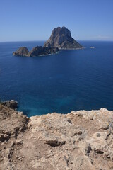 The iconic es vedra rock in ibiza