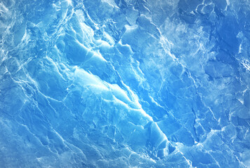 Blue ice texture