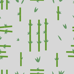 beautiful seamless pattern of bamboo