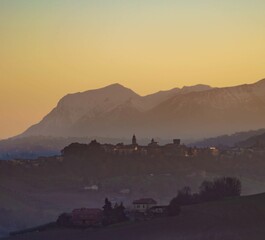 Sunset Landscape closer (Italy-Marche)