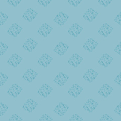 Doodle dashes seamless pattern with hand drawn. Modern abstract background. Vector illustration for textile.