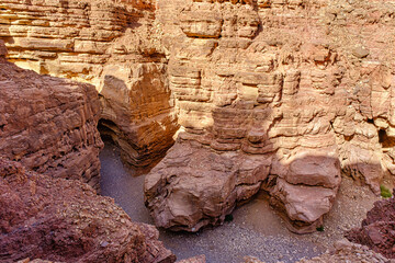 The Red Canyon in the Eilat Mountains, Israel