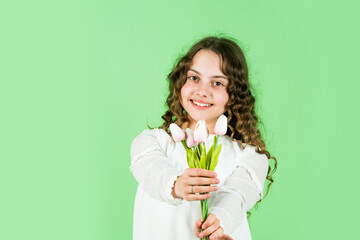 Flower shop. Happy womens day. Celebrate childrens day. Giving gesture. Pure and innocent. Gift for...