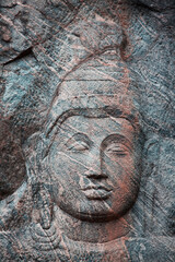 Carving on Sri Lanka