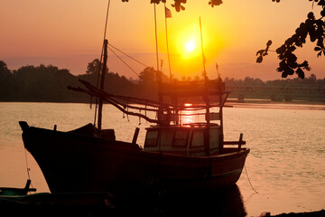 Boat on Sri Lanka