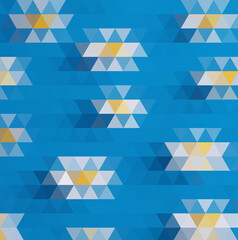 Abstract background.The blue triangle.Abstract blue background with place for text.