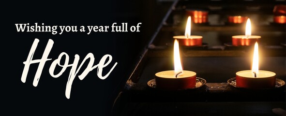 New year's wish: Wishing you a year full of hope