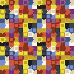 Multicolor tiles. Abstraction colorful and seamless with mosaic and bright tiles.