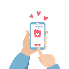 Online shopping for gifts