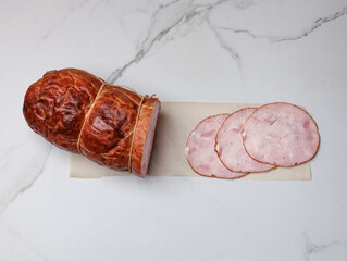 ham on a marble table - 478149000