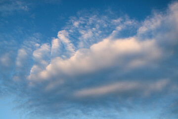 blue sky with clouds