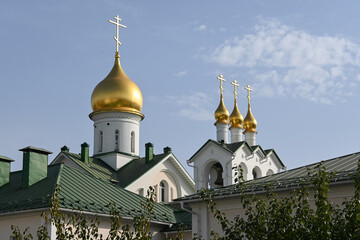 Fototapeta na wymiar Orthodox churches in Kolomna.