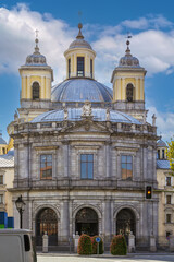 Fototapeta na wymiar San Francisco el Grande Basilica, Madrid, Spain