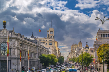 Street in Madrid, Spain