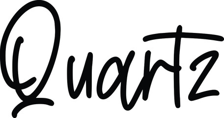 Quartz Elegant Cursive Alphabetical Text