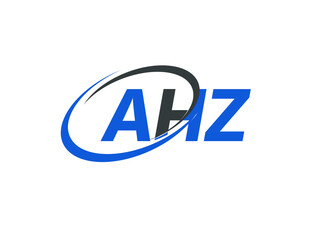AHZ letter creative modern elegant swoosh logo design
