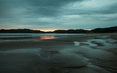 Fototapeta premium sunset on the beach