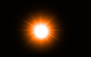Colorful lens flare for download