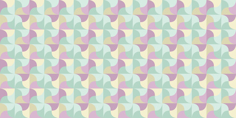 Geometric shapes background. Seamless pattern.Vector. 幾何学パターン